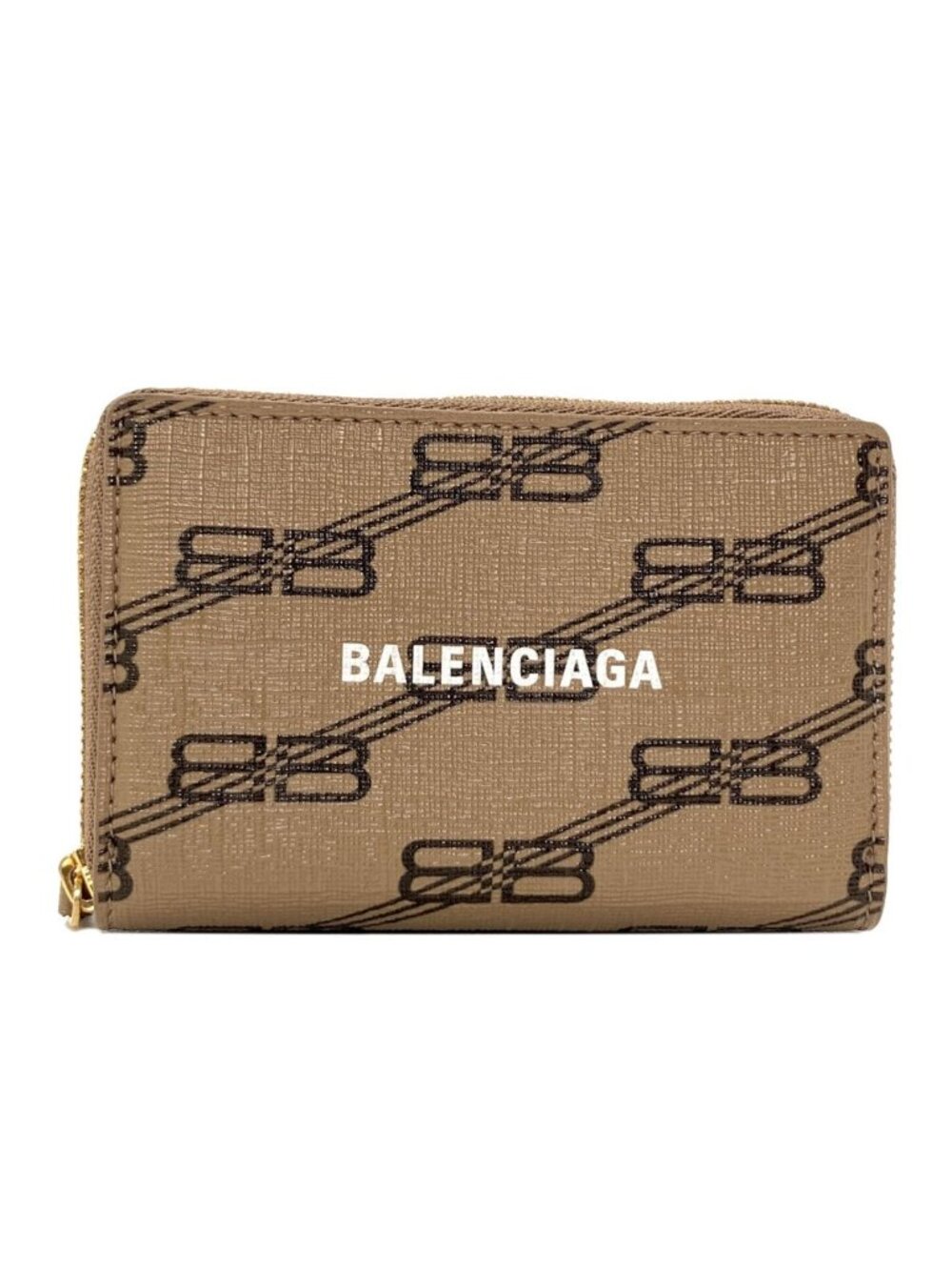 Balenciaga BB Monogram Card Case Leather